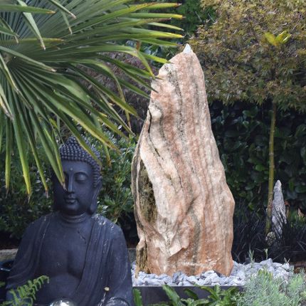 Gartenbrunnen Quellsteinbrunenn Sölker Mamor 80